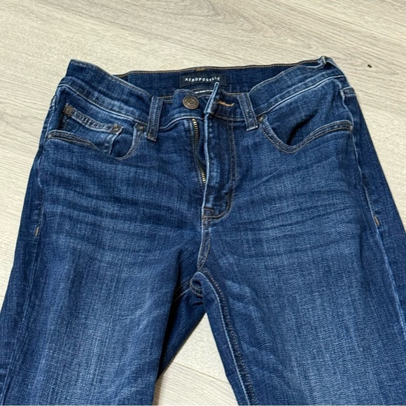 Aéropostale High Rise Flare Women's Jeans Size 4 Short - Picture 3 of 10